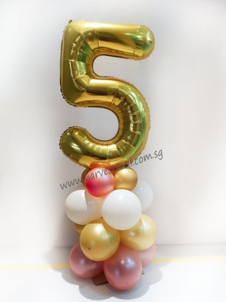 Customize Megaloon Number Balloon Column